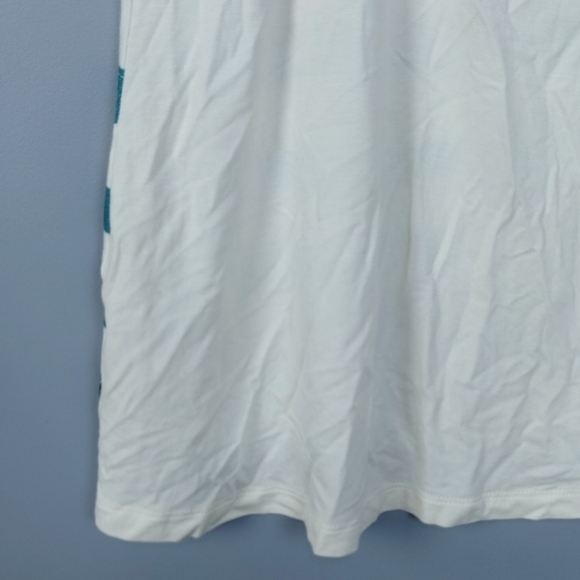 Desigual Multi-Colored Floral/Striped Strappy Back Tank Top Size Small - Picture 9 of 9